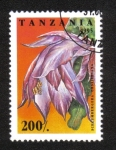 Sellos del Mundo : Africa : Tanzania : Flores de Cactus