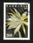 Sellos de Africa - Tanzania -  Flores de Cactus
