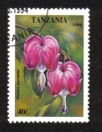 Stamps : Africa : Tanzania :  Flores Tropicales