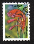 Sellos de Africa - Tanzania -  Flores Tropicales