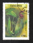 Stamps : Africa : Tanzania :  Flores Tropicales