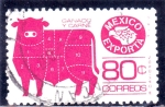 Stamps Mexico -  MEXICO EXPORTA GANADO Y CARNE