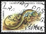 Stamps Spain -  Fauna hispanica - Lagarto Verde