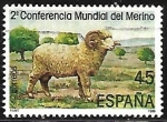 Stamps Spain -  2ª Conferencia Mundial del Merino