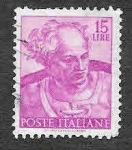 Stamps Italy -  816 - Escultura de Miguel Ángel