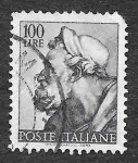 Stamps Italy -  826 - Escultura de Miguel Ángel