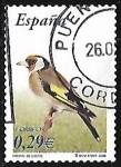 Stamps Spain -  Fauna - Jilguero