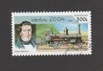 Stamps Laos -  Robert Stephenson
