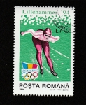 Stamps Romania -  J.O. Lillehammer 94