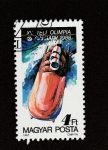 Stamps Hungary -  J.O. Calgary 88
