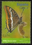 Stamps Spain -  Fauna - Charaxes jasius