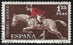 Stamps Spain -  Deportes - Salto de caballo