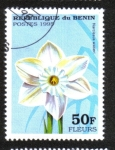 Stamps Benin -  Flores