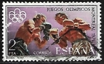 Stamps Spain -  Juegos Olímpicos Montreal 1976 - Boxeo