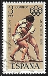 Stamps Spain -  Juegos Olímpicos Montreal 1976 - Lucha Libre