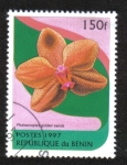 Sellos de Africa - Benin -  Orquídeas