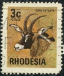 Stamps : Africa : Zimbabwe :  Antilope