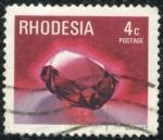 Stamps Zimbabwe -  PIedra preciosa