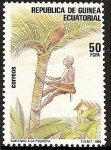 Stamps Equatorial Guinea -  Subiendo a la Palmera