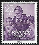Stamps Spain -  San Vicente de Paula