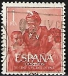 Stamps Spain -  San Vicente de Paula
