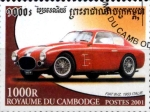 Stamps Cambodia -  Carros