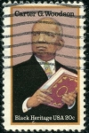 Stamps : America : United_States :  Carter G. Woodson