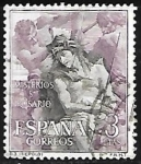 Stamps Spain -  Misterios del Sto. Rosario - La Corona de Espinos - Tiepolo