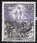 Stamps Spain -  Misterios del Sto. Rosario - La ascencion - Bayeu