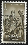 Stamps Spain -  Navidad 1962