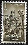 Sellos de Europa - Espa�a -  Navidad 1962