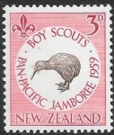 Sellos de Oceania - Nueva Zelanda -  aves