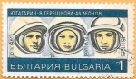 Stamps : Europe : Bulgaria :  cosmonáutica