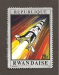 Sellos de Africa - Rwanda -  CAMBIADO DM