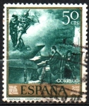 Stamps Spain -  FANTASÍA  ( PIANISTA ).  PINTURA  DE  MARIANO  FORTUNATY.