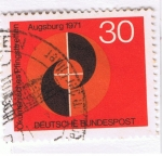Stamps : Europe : Germany :  AUGSBURG  1971