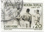 Sellos de Africa - Cabo Verde -  I Congreso de Medicina Tropical, Lisboa