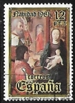 Stamps Spain -  Navidad 1981 - Adoacion de los Reyes