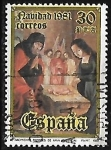 Stamps Spain -  Navidad 1981 -El Nacimiento
