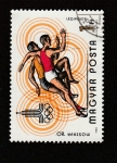 Stamps Hungary -  J.O. Moscú 80