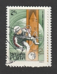 Stamps Hungary -  XXV Aniv. de la navegación espacial