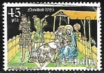 Stamps Spain -  Navidad 1985- La Epifanía - Vich