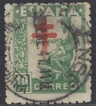 Stamps Spain -  1009_Creuz de Lorena Pro tuberculosos