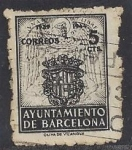 Stamps Spain -  1944_59_Barcelona_Escudo