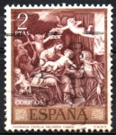 Stamps Spain -  SAGRADA  FAMILIA.  PINTURA  DE  ALONSO  CANO.