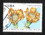 Sellos de America - Cuba -  Flores de Cactus