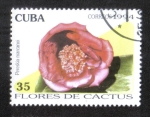 Sellos de America - Cuba -  Flores de Cactus