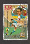Stamps Equatorial Guinea -  Homenaje jugadores celebres:Piola