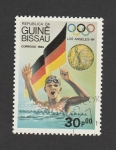 Stamps Guinea Bissau -  J.O. Los Angeles 84