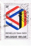 Stamps Belgium -  bENELUX 1944 - 1969